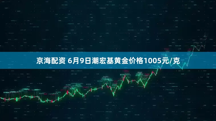 京海配资 6月9日潮宏基黄金价格1005元/克