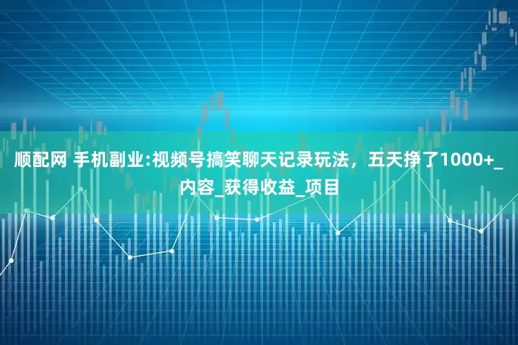 顺配网 手机副业:视频号搞笑聊天记录玩法，五天挣了1000+_内容_获得收益_项目